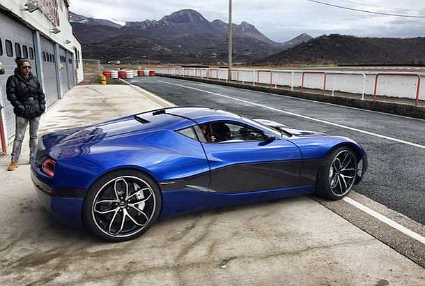 2016 Rimac Concept One side view